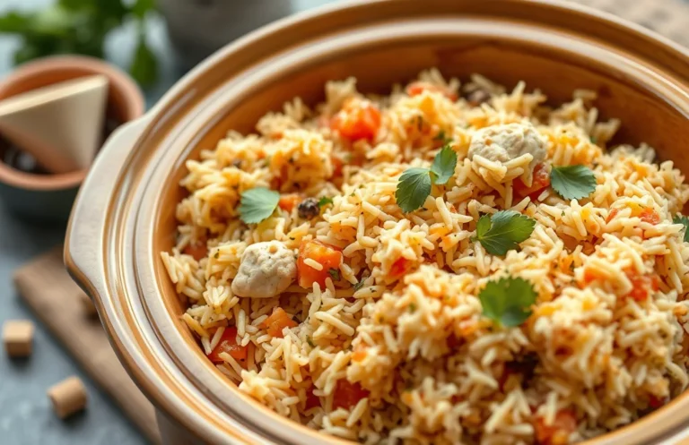 Slow Cooker Arroz con Pollo: A Flavorful One-Pot Recipe