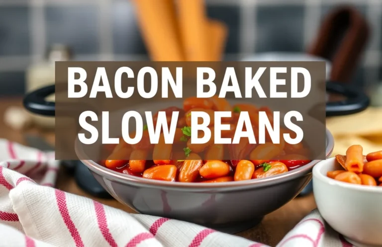 Slow Cooker Bacon Baked Beans: A Flavorful Comfort Food Recipe