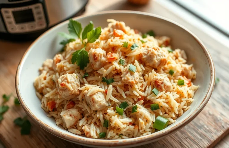 How to Make Arroz con Pollo in a Pressure Cooker for Quick Flavor