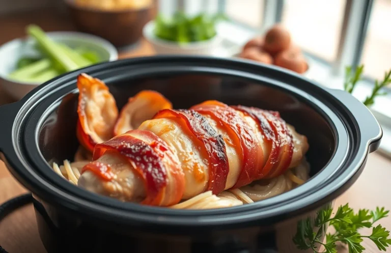 Slow Cooker Bacon Wrapped Chicken: A Flavorful Recipe Guide