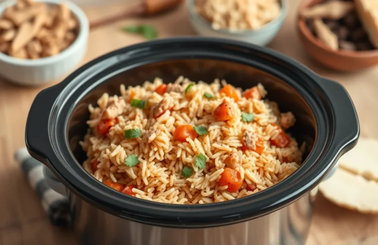 Slow Cooker Arroz con Pollo: A Flavorful One-Pot Recipe