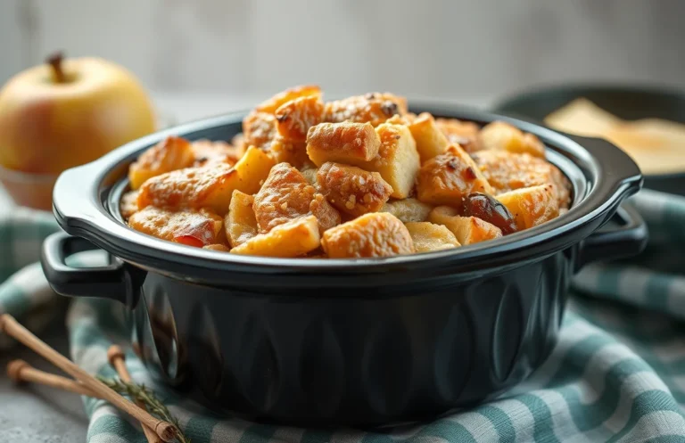 Slow Cooker Apple Bread Pudding: 7 Steps to Deliciousness