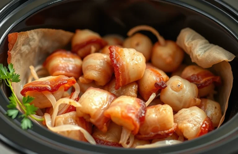 Slow Cooker Bacon Wrapped Water Chestnuts: 7 Easy Steps to Delight