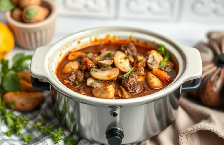 Slow Cooker Beef and Mushroom Stew: 7 Easy Steps to Deliciousness