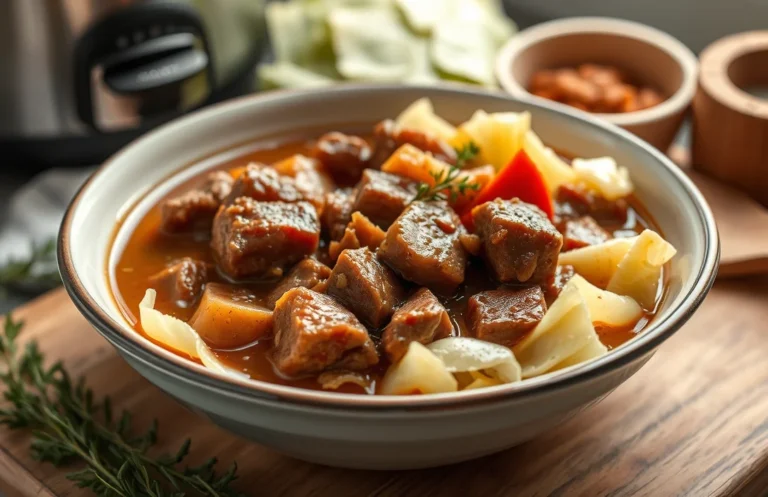 Slow Cooker Beef and Cabbage Stew: 8 Steps to Deliciousness