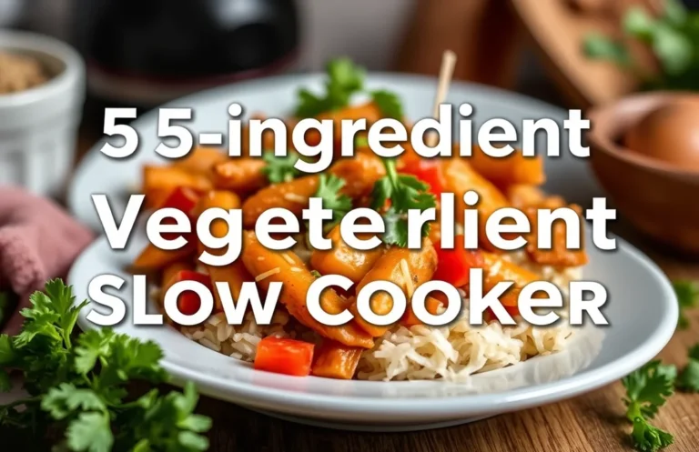 8 Easy 5-Ingredient Vegetarian Slow Cooker Recipes to Try Today