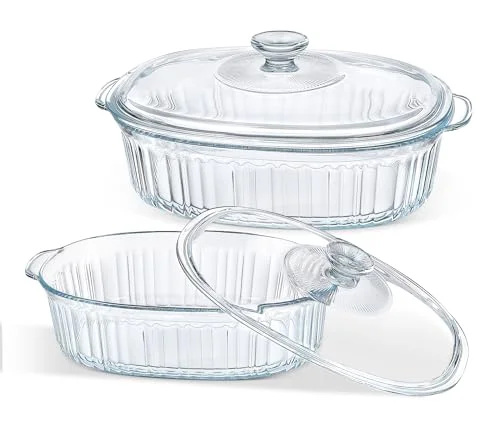 Glass Cookware With Glass Lids For Every Cooking Need