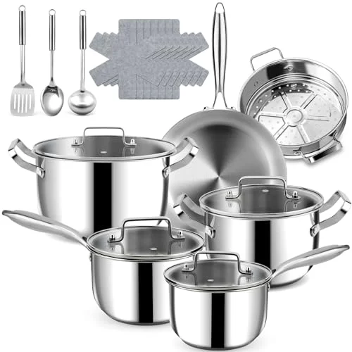 Stainless Steel Pots and Pans Black Friday Deals for Every Cooking Need