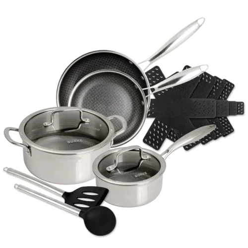 Burke Tri Ply Stainless Steel Cookware for Every Cooking Need
