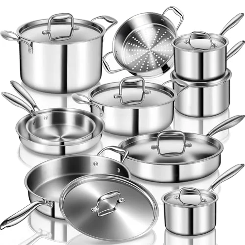 304 Stainless Steel Cookware Set For Every Culinary Need
