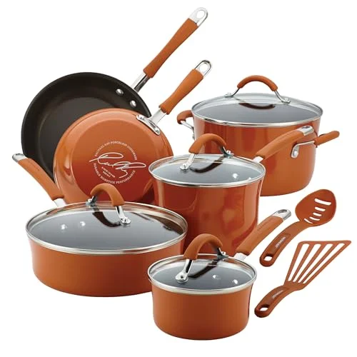 Rachael Ray Orange Pots and Pans for Every Cooking Need