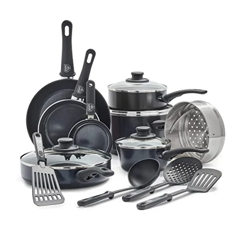 Life Smile 36 Piece Cookware Set For Every Kitchen Need