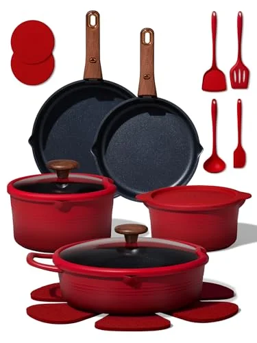 Red Cooking Pots and Pans for Every Culinary Adventure
