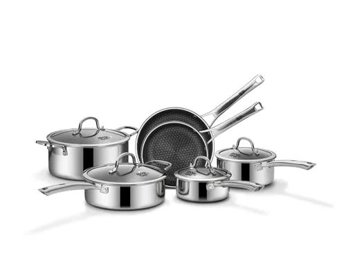 10 pc nonstick cookware set