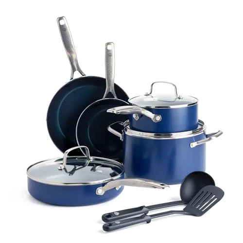 10 piece ceramic cookware set