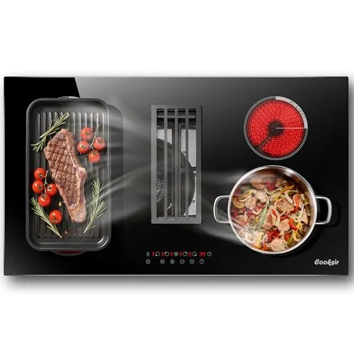 36 inch induction cooktop with downdraft