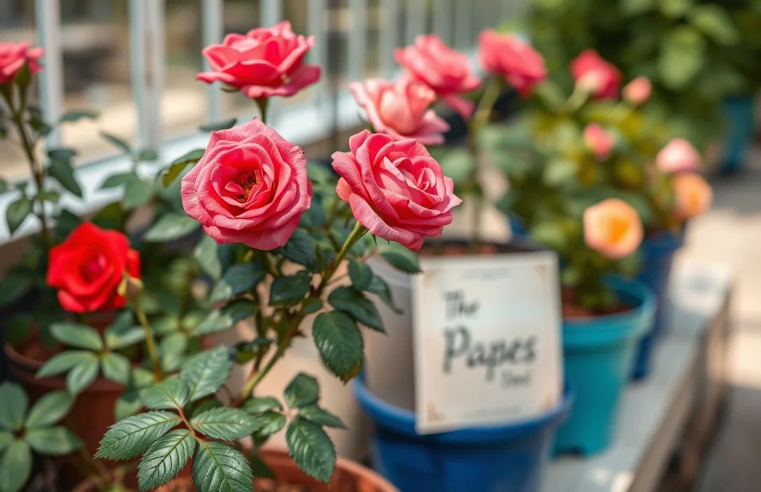 Benefits of growing roses in pots - do roses do well in pots