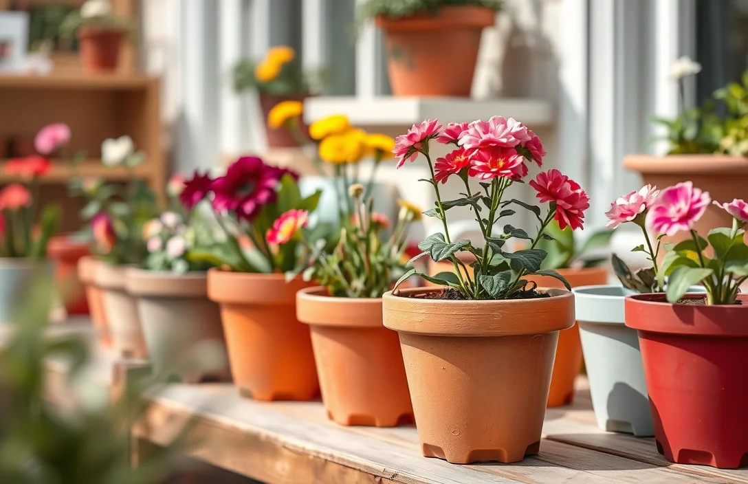 Benefits of painting plastic flower pots - can plastic flower pots be painted?