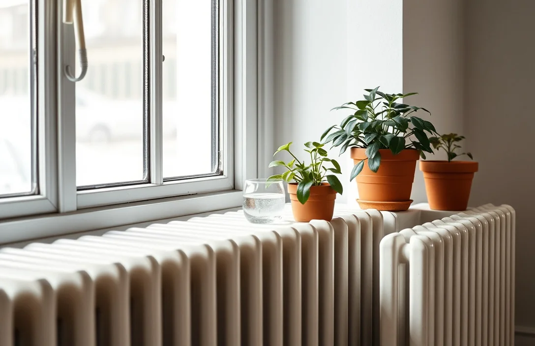 Benefits of pots of water on radiators - pots of water on radiators