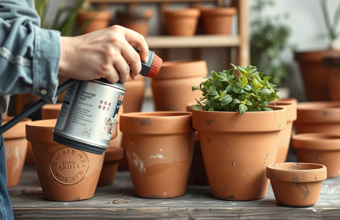 Benefits of Spray Painting Terra Cotta Pots - spray paint terra cotta pots