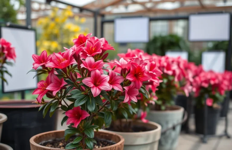 can azaleas be grown in pots?
