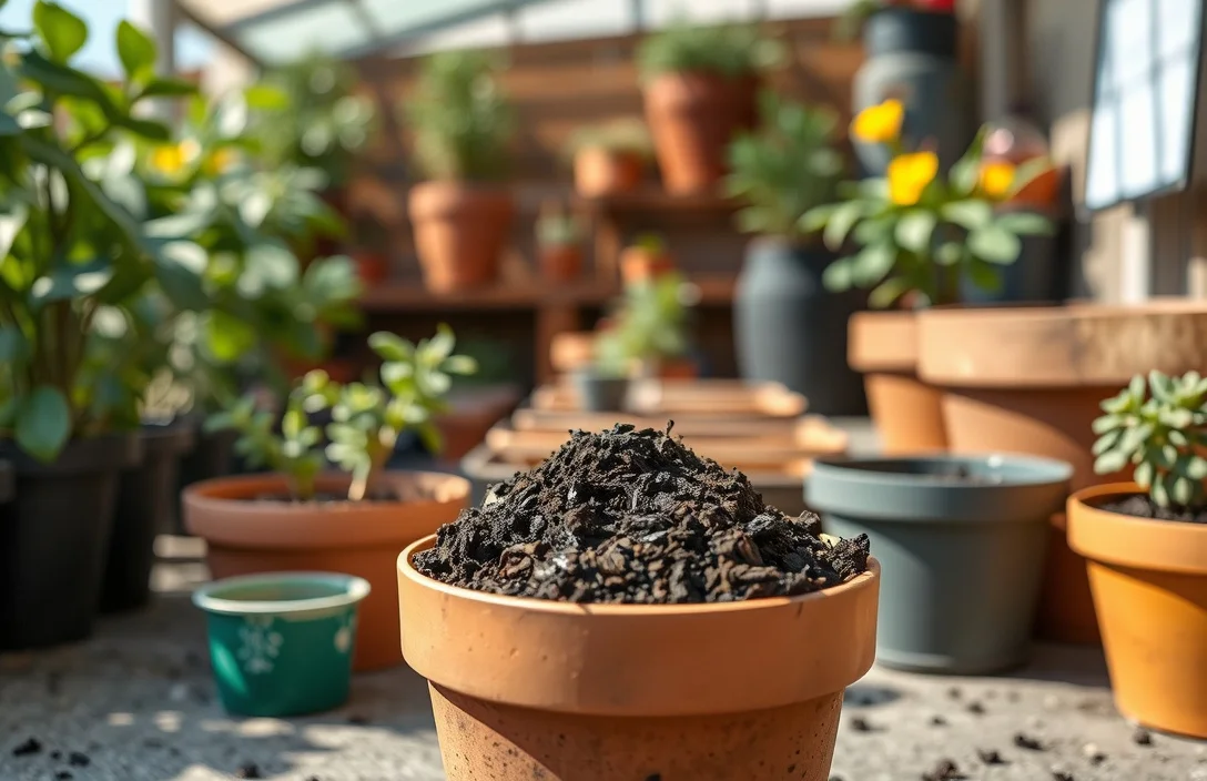 can i use in ground soil for pots?