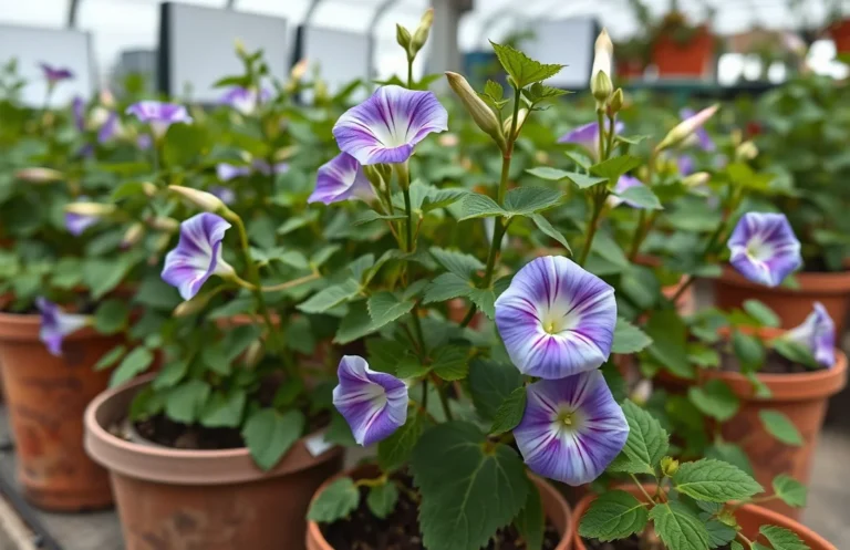 can morning glories grow in pots?