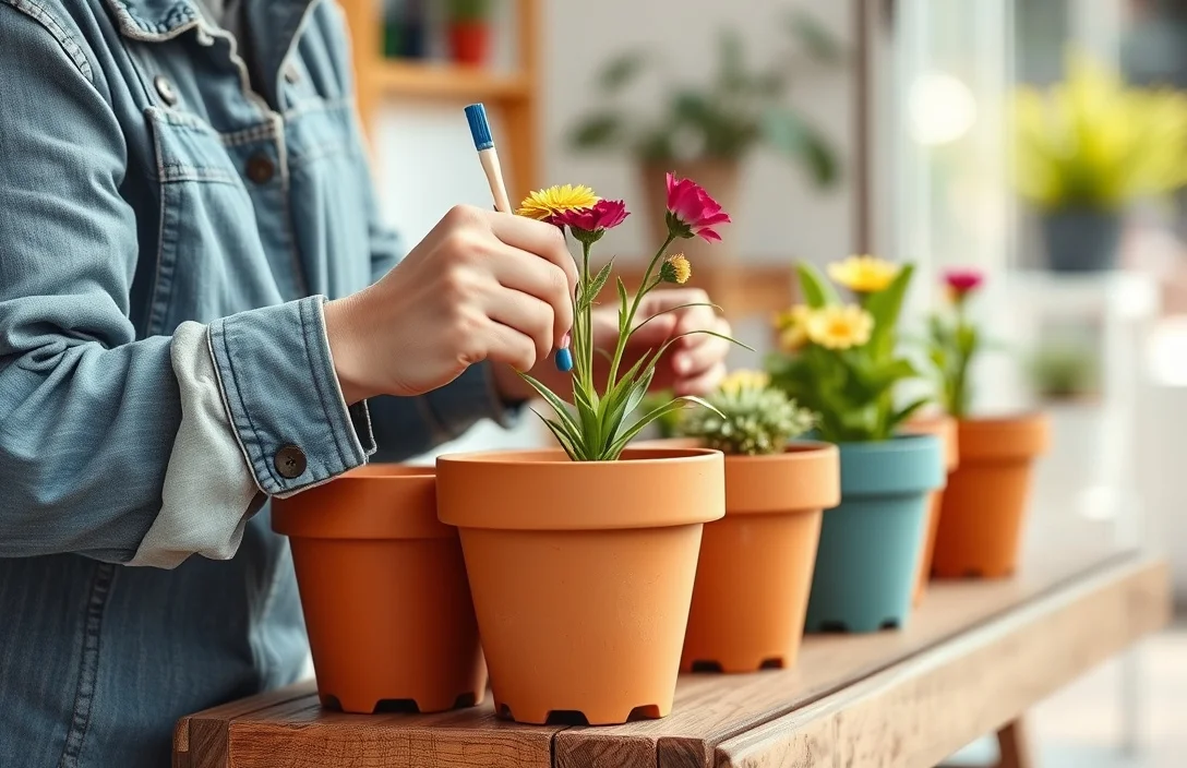 Can plastic flower pots be painted? - can plastic flower pots be painted?