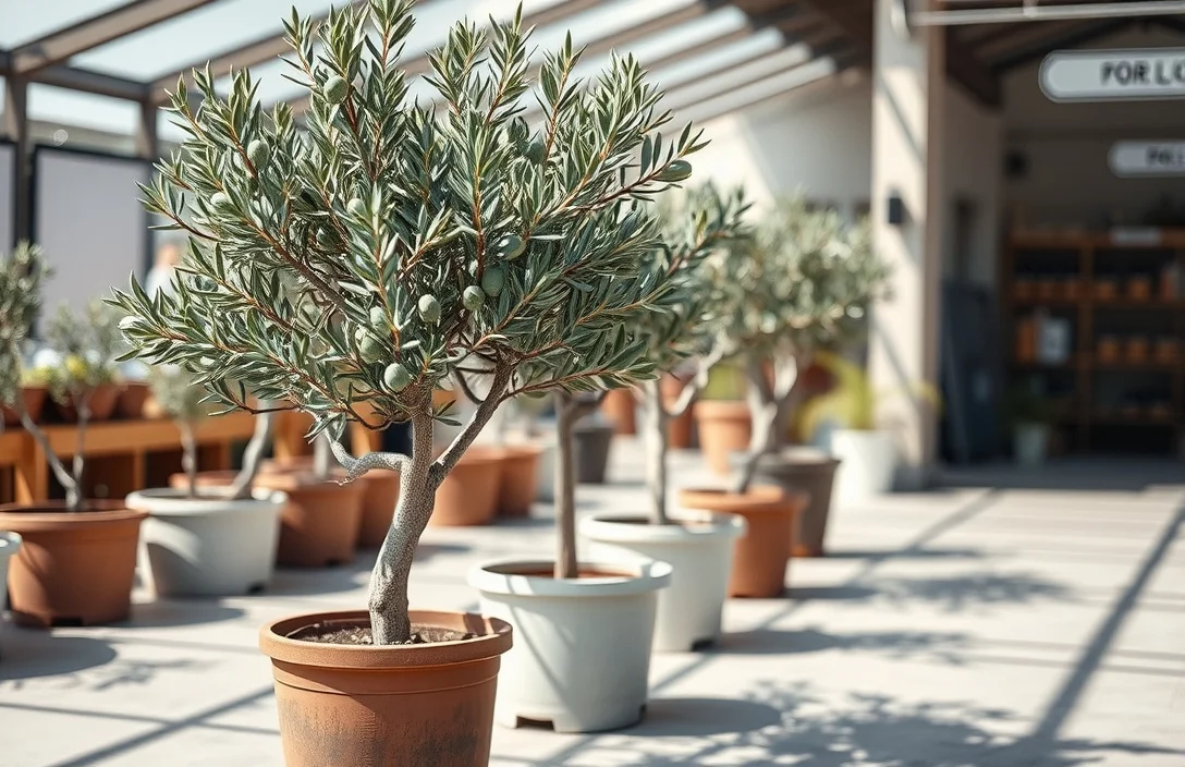 can you grow olive trees in pots?