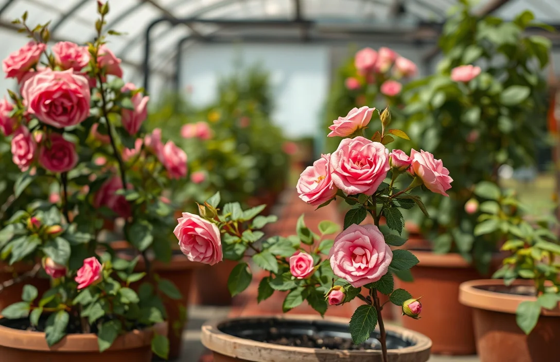 can you plant climbing roses in pots?