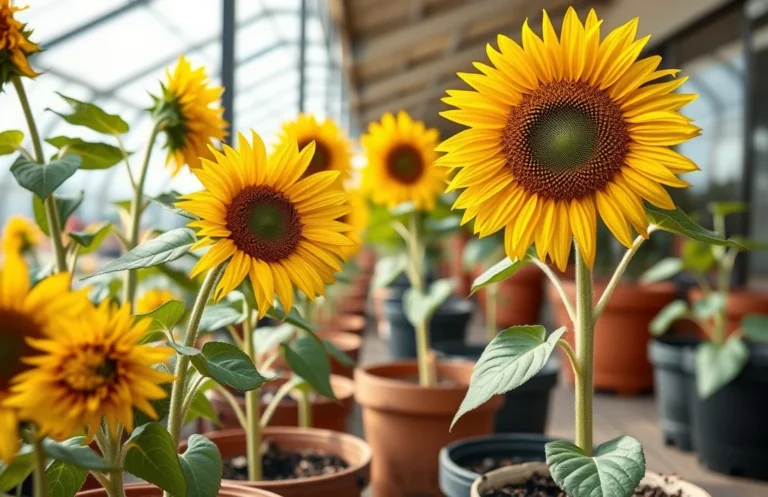 can you plant sunflowers in pots?