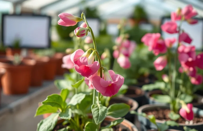 can you plant sweet peas in pots?