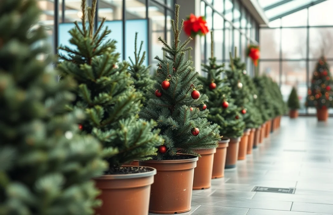 Christmas Trees Grown In Pots for Holiday Style - christmas trees grown in pots