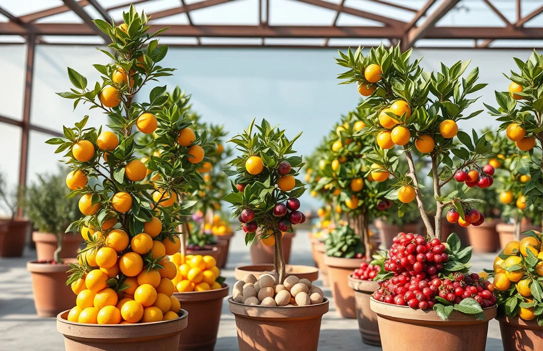 Citrus, Berries, Tropicals for Pots - fruit trees for large pots