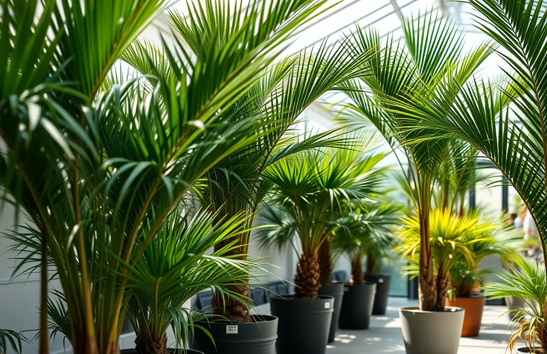 Common container-friendly palms for outdoor US growing (availability varies by nursery) include: - outdoor palm trees for pots