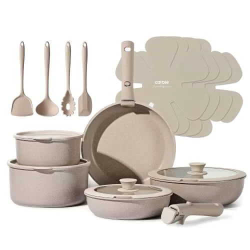 cookware set with removable handles