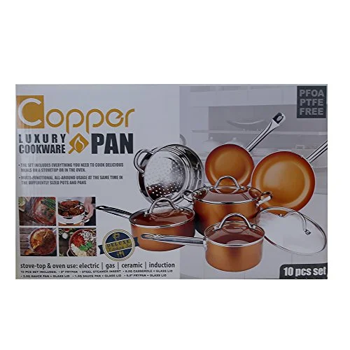 copper chef set cookware