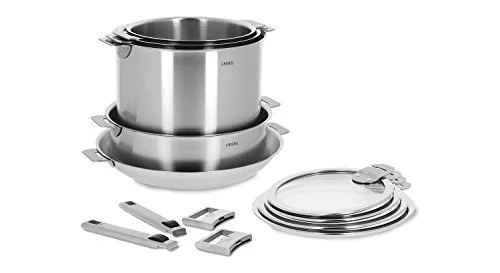 cristel strate 15 piece cookware set