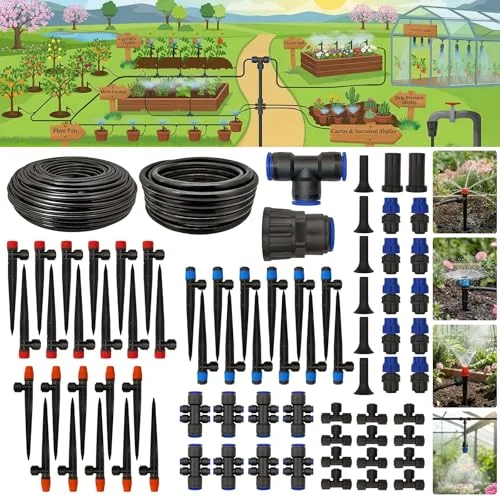 drip irrigation system for flower pots