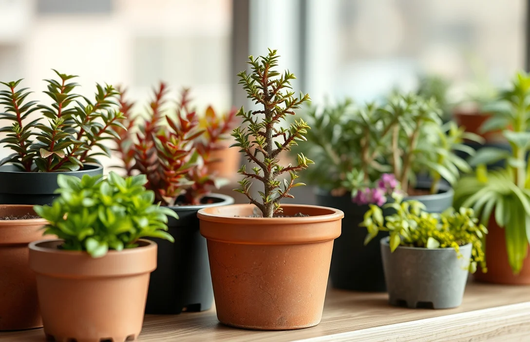 Dwarf Plants for Small Containers and Slow Growth - good plants for small pots