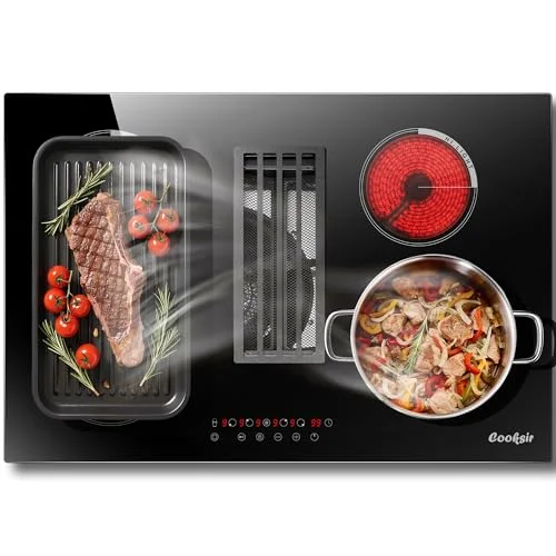 elica downdraft induction cooktop