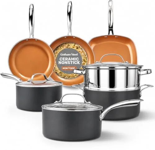figmint nonstick ceramic coated cookware set