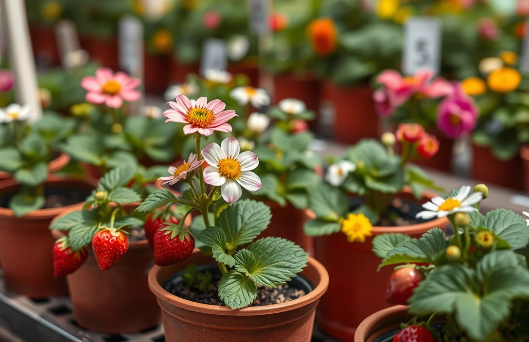 Flower Options That Fit Strawberry Pots - flowers to plant in strawberry pots