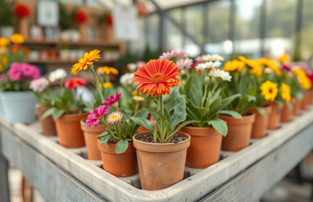 flowers to put in pots