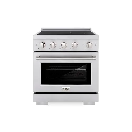 freestanding range with induction cooktop