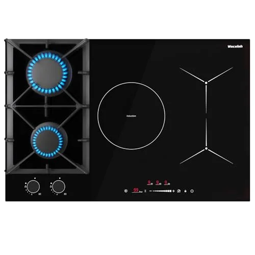 gas and induction combo cooktop