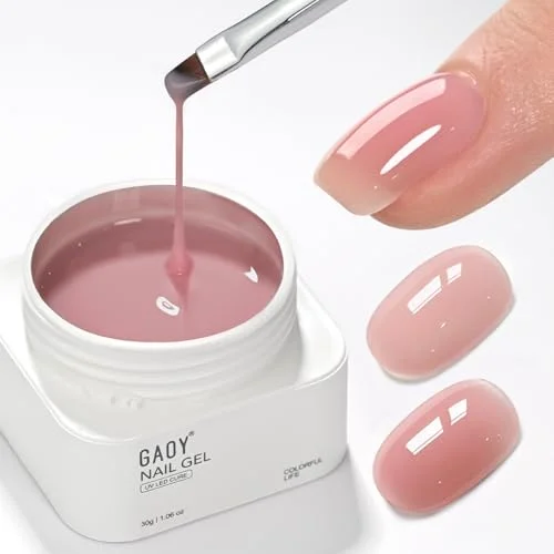 gel nail polish in pots