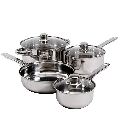 gibson home hestonville 7 piece cookware set