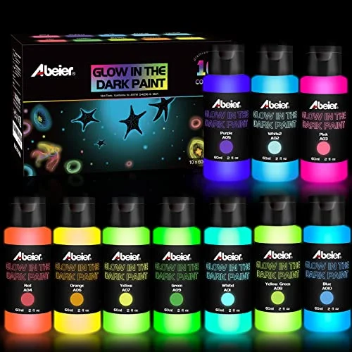 glow in the dark paint for plant pots