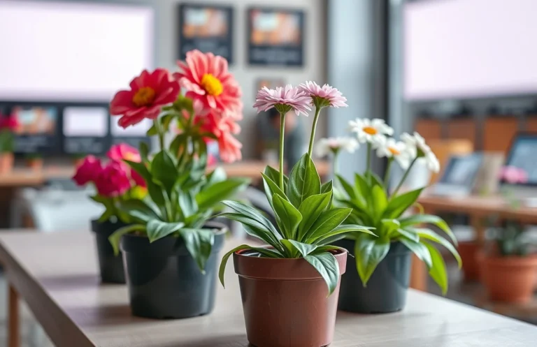 good flowers for small pots